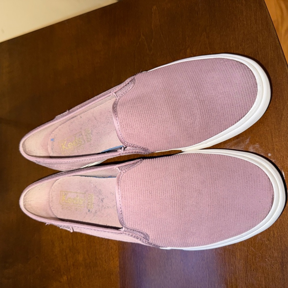 Used Keds Mauve Slip-On Sneakers size 7.5